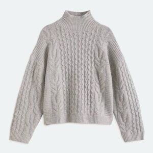 PINQUE Dorthea Mock Neck Sweater